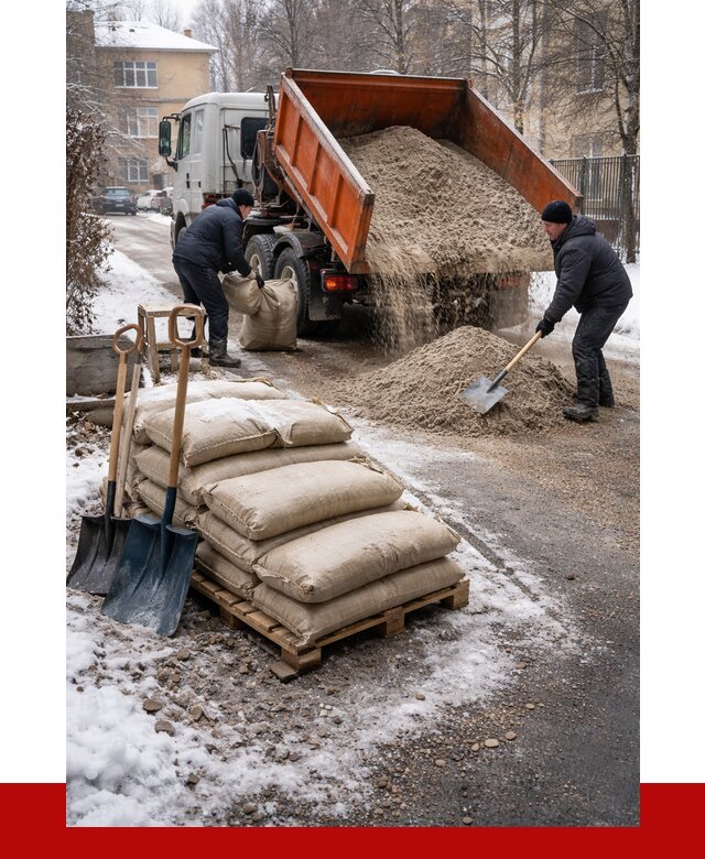 Противогололедные материалы оптом в Воркуте от 4318 р. | ПРОНЕРУДВрк