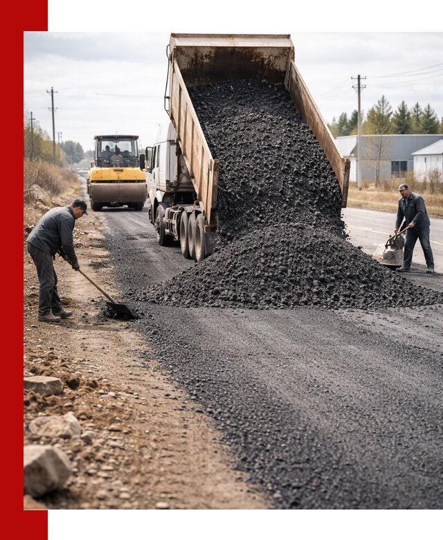 Асфальтовая крошка для дорог в Воркуте — поставка и доставка
