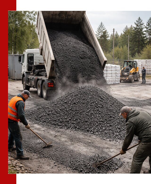 Доставка и продажа асфальтного гранулята в Воркуте