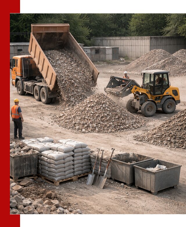 Вторичные материалы для отсыпки в Воркуте — поставка и доставка