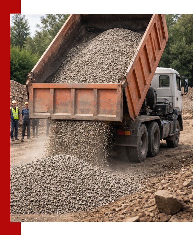 Доставка сыпучих материалов самосвалом в Воркуте быстро и надежно