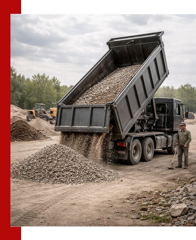 Доставка самосвалом 30 м3 по выгодным ценам в Воркуте