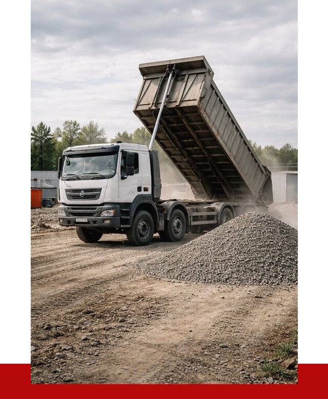 Доставка самосвалом 40 кубов в Воркуте от 9253 р. | ПРОНЕРУДВрк