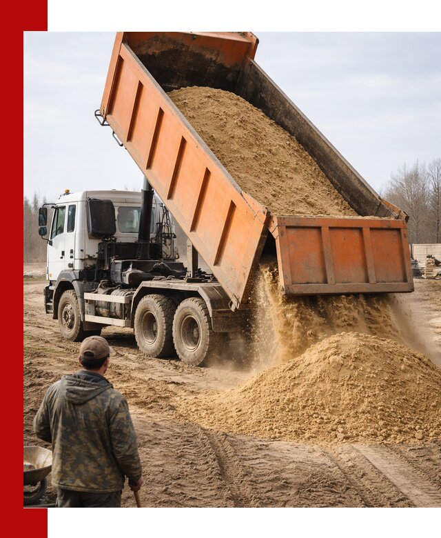 Аренда самосвала 20 тонн для перевозки грузов в Воркуте