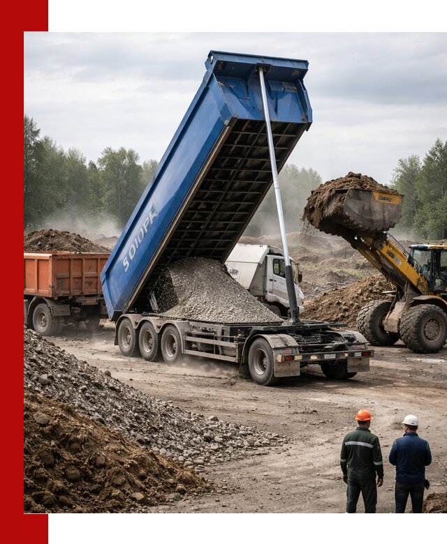 Аренда тонар 40 тонн в Воркуте с доставкой материалов