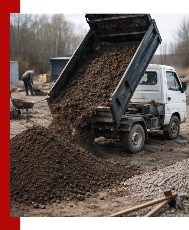 Аренда минисамосвала в Воркуте для доставки сыпучих материалов