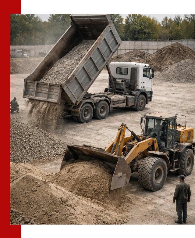 Перевозка сыпучих грузов самосвалами и бортовыми в Воркуте