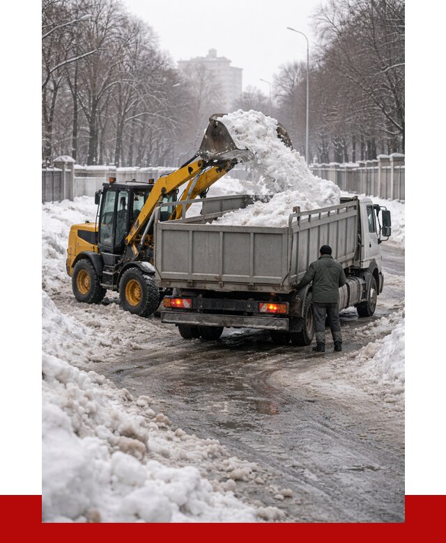 Вывоз снега с погрузкой в Воркуте от 3598 р. ПРОНЕРУДВрк