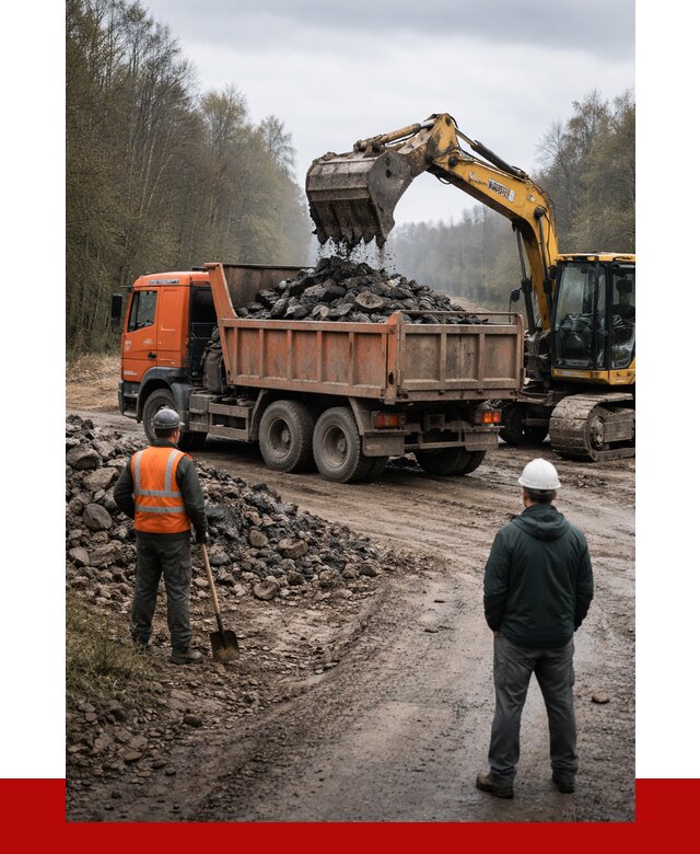Вывоз асфальта в Воркуте от 4626 р. самосвалом ПРОНЕРУДВрк