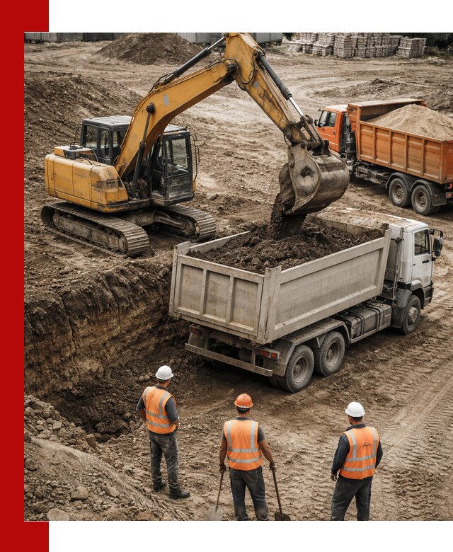 Разработка грунта для строительства и благоустройства в Воркуте