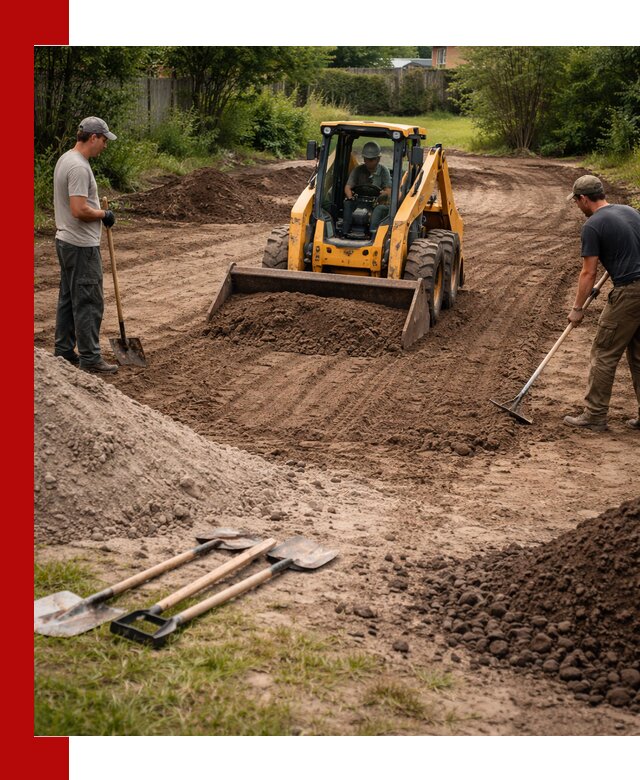 Планировка участка грунтом с вывозом и доставкой в Воркуте