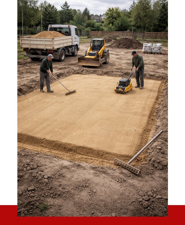 Устройство песчаной подушки в Воркуте от 4626 р. ПРОНЕРУДВрк