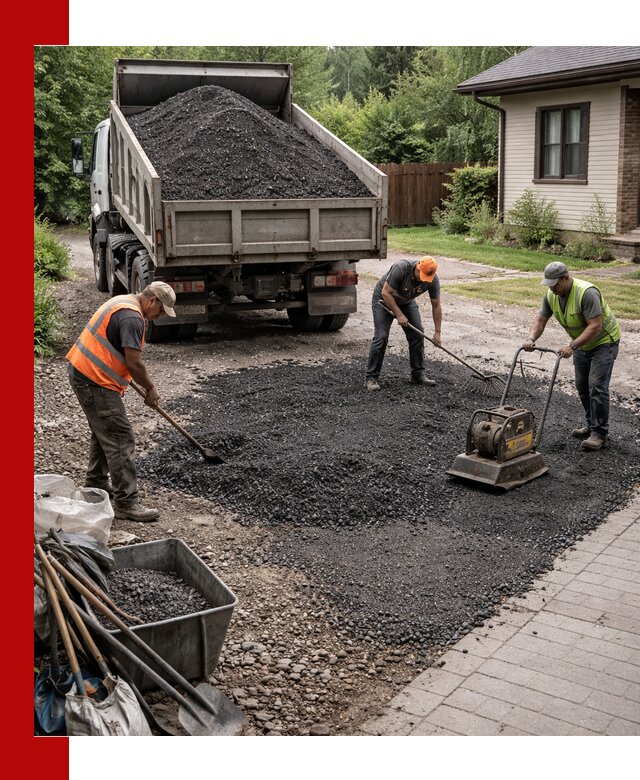 Асфальтовая крошка для двора с доставкой в Воркуте